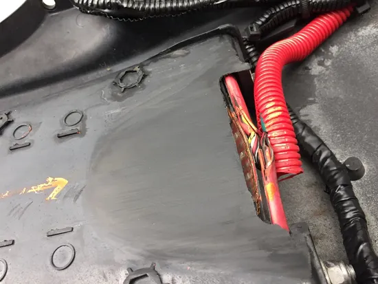 Rear Fender Fairing Tire Hugger 2005 Harley-Davidson Softail Deuce FXSTD 2951A x