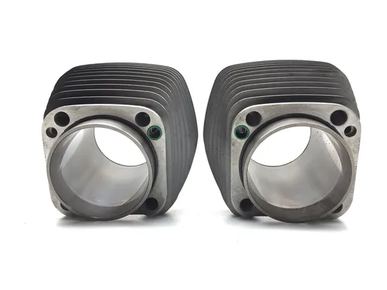 Front Rear Cylinder Jugs w Pistons 2007 Harley Softail Standard FXST 2964A