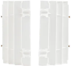 Acerbis White Radiator Louver Cover Pair