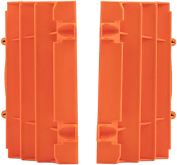 Acerbis Orange Radiator Louver Cover Pair