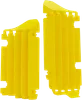 Acerbis Yellow Radiator Louver Cover Pair