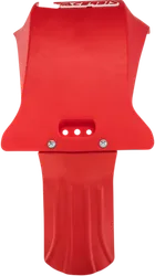 Acerbis Polypropylene Chassis Belly Skid Plate Red Large