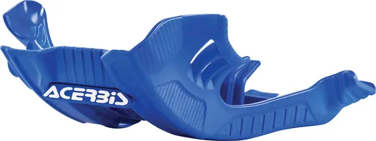 Acerbis Polypropylene Chassis Belly Skid Plate Blue White
