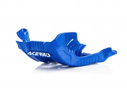 Acerbis Polypropylene Chassis Belly Skid Plate Blue White