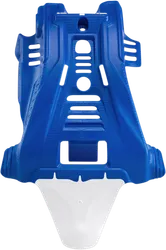 Acerbis Polypropylene Chassis Belly Skid Plate Blue White