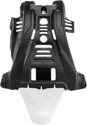 Acerbis Polypropylene Chassis Belly Skid Plate Black White