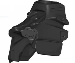 Acerbis Oversized Fuel Tank  3.1 Gal Black