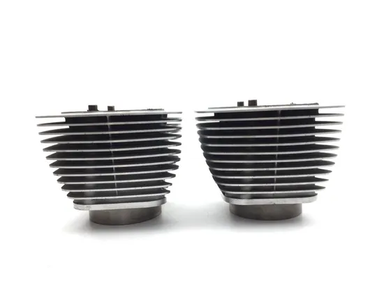 Front Rear Cylinder Jugs w Pistons 2004 Harley Softail Standard FXST 2916A