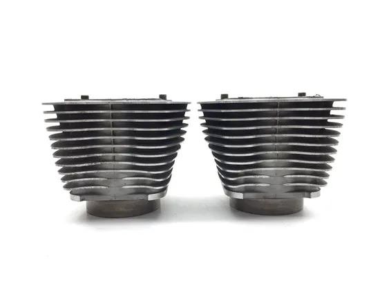 Front Rear Cylinder Jugs w Pistons 2004 Harley Softail Standard FXST 2916A