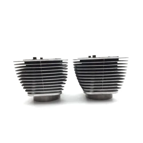 Front Rear Cylinder Jugs w Pistons 2004 Harley Softail Standard FXST 2916A 11