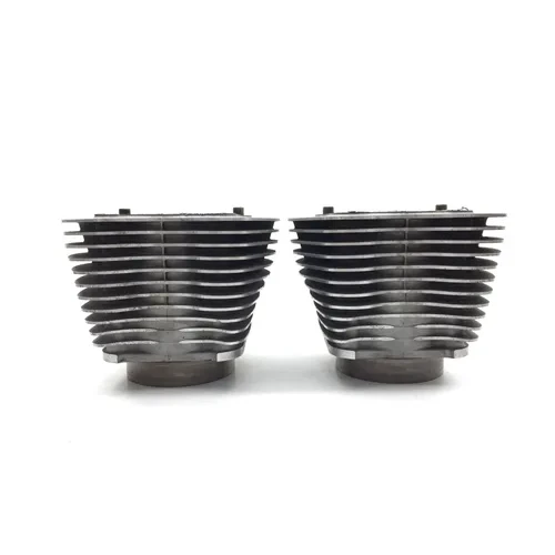 Front Rear Cylinder Jugs w Pistons 2004 Harley Softail Standard FXST 2916A 13