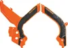 Acerbis X Grip Frame Guards Orange 16 Black