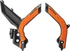Acerbis X Grip Frame Guards Black Orange 16