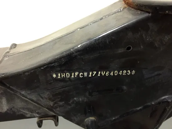 Main Frame Chassis CLN 2001 Harley Electra Glide Ultra Classic EFI FLHTCUI 2955A