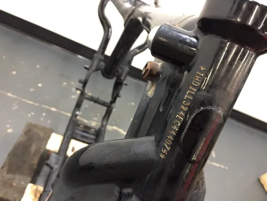 Main Frame Chassis CLN Ready To Go 2014 Harley Sportster 1200 Super Low 2925A x