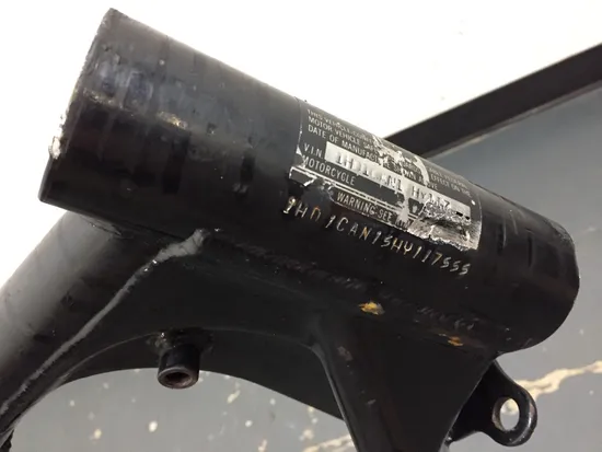 Main Frame Chassis CLN Ready To Go 1987 Harley Sportster 1100 XLH1100 2963A x