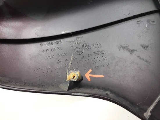 Front Upper Batwing Outer Fairing 2005 Harley Electra Classic EFI FLHTCI 2965A x