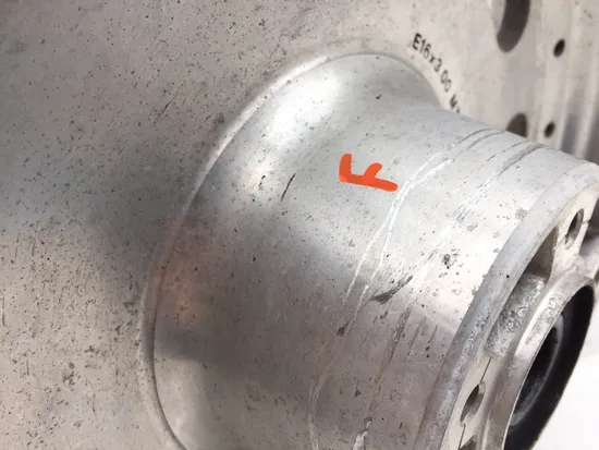 Front Wheel Rim Mag 2012 Harley-Davidson Dyna Fat Bob FXDF 2981A x