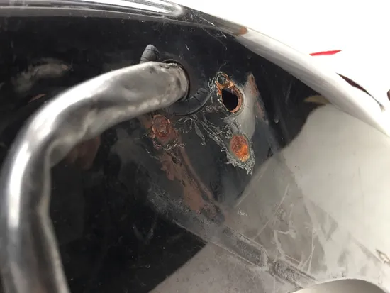 Rear Fender Fairing Tire Hugger 1994 Harley Electra Glide Classic FLHTC 2968A x