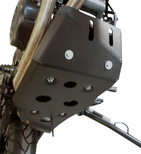 Moose Black Aluminum Chassis Belly Engine Skid Plate Guard 7