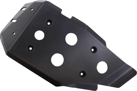 Moose Black Aluminum Chassis Belly Engine Skid Plate Guard