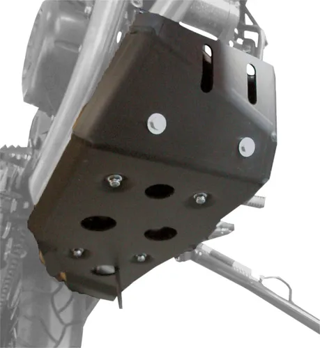 Moose Black Aluminum Chassis Belly Engine Skid Plate Guard