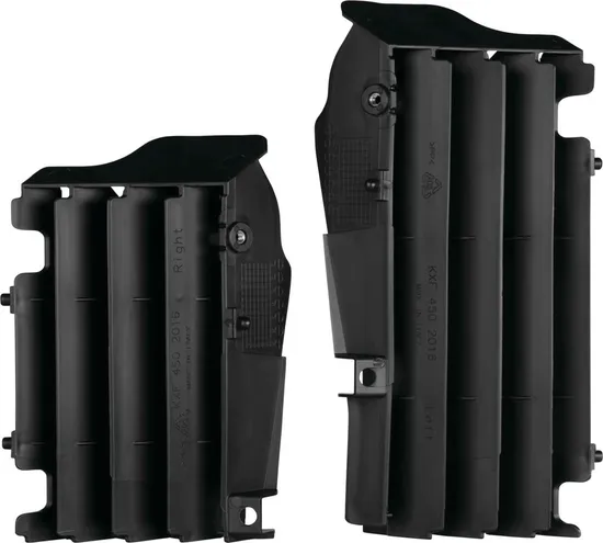 Acerbis Black Radiator Louver Cover Pair