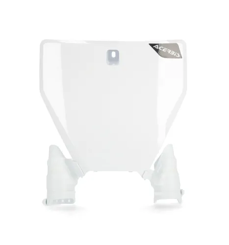 Acerbis White Raptor Front Number Plate 3