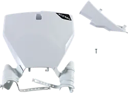 Acerbis White Raptor Front Number Plate