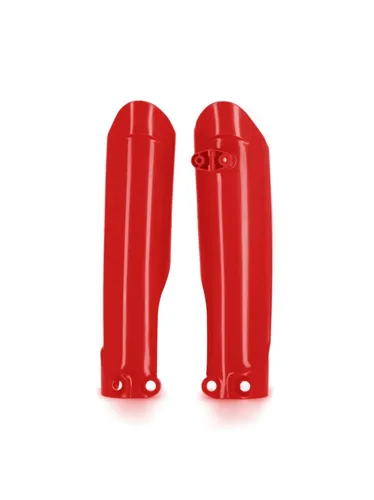 Acerbis Red Lower Fork Cover Protector Guard Set 2