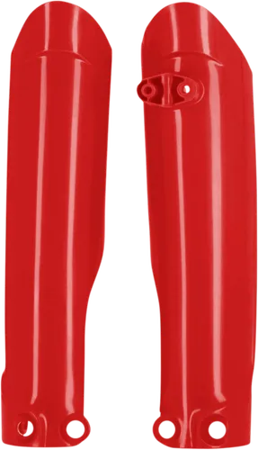 Acerbis Red Lower Fork Cover Protector Guard Set