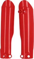 Acerbis Red Lower Fork Cover Protector Guard Set