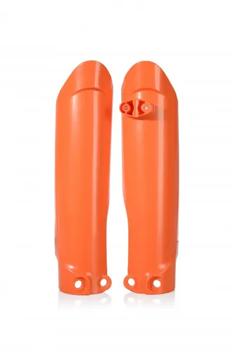 Acerbis Orange 16 Lower Fork Cover Protector Guard Set 1