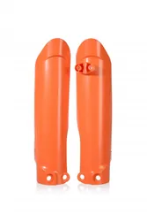 Acerbis Orange 16 Lower Fork Cover Protector Guard Set