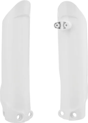 Acerbis White Lower Fork Cover Protector Guard Set