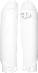 Acerbis White Lower Fork Cover Protector Guard Set