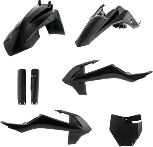 Acerbis Complete Plastic Fender Body Kit Black