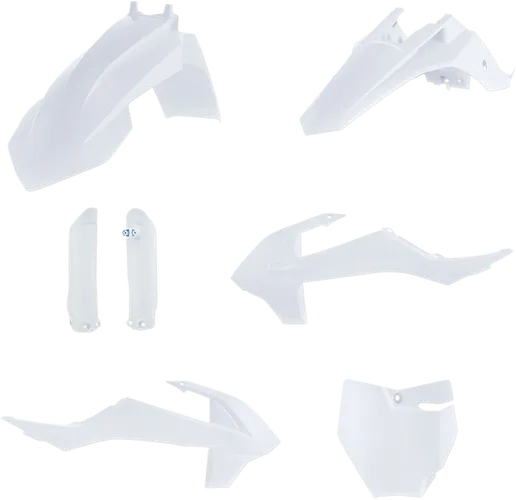 Acerbis Complete Plastic Fender Body Kit OE White 2