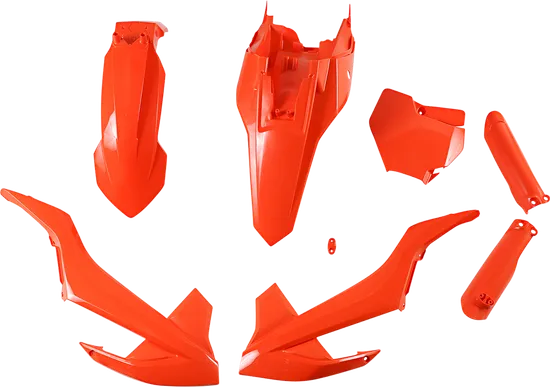 Acerbis Complete Plastic Fender Body Kit Orange