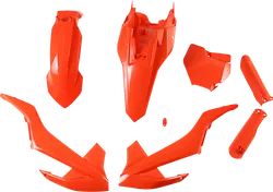 Acerbis Complete Plastic Fender Body Kit Orange