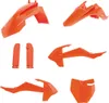 Acerbis Complete Plastic Fender Body Kit Orange