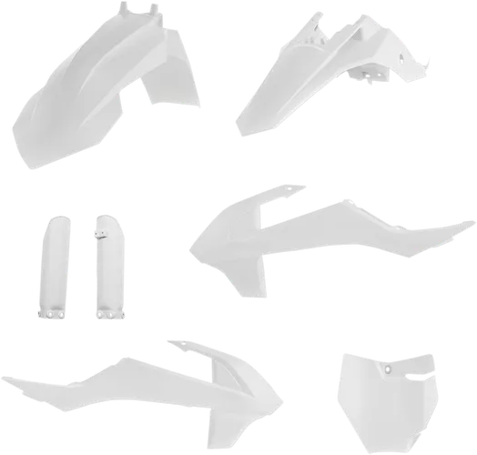 Acerbis Complete Plastic Fender Body Kit White