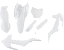 Acerbis Complete Plastic Fender Body Kit White