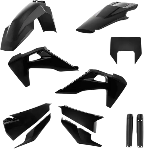 Acerbis Complete Plastic Fender Body Kit Black