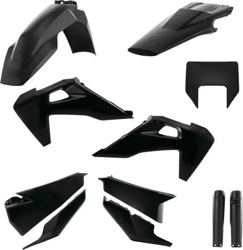 Acerbis Complete Plastic Fender Body Kit Black