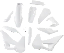 Acerbis Complete Plastic Fender Body Kit White