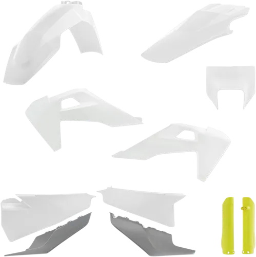 Acerbis Complete Plastic Fender Body Kit OE White/Yellow