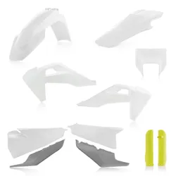 Acerbis Complete Plastic Fender Body Kit OE White/Yellow