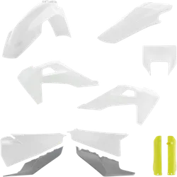 Acerbis Complete Plastic Fender Body Kit OE White/Yellow