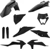 Acerbis Complete Plastic Fender Body Kit Black